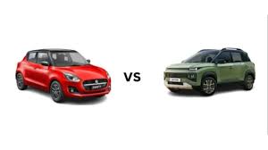 New Maruti Suzuki Swift vs. Hyundai Exter