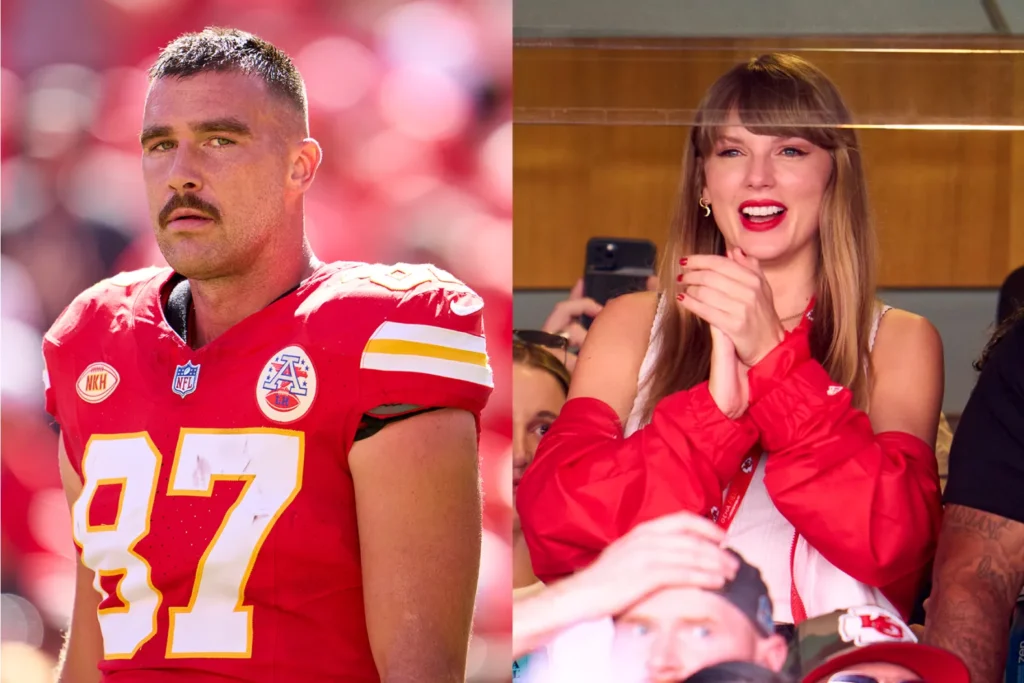 Taylor Swift at Travis's game