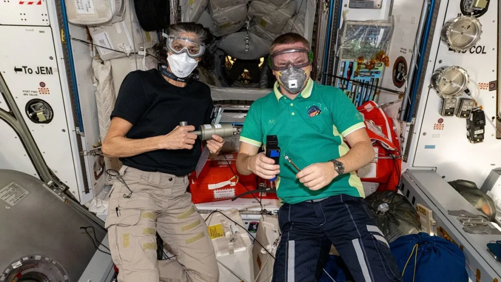 ISS Crew Ensures Safety