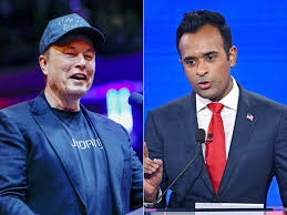 Elon Musk and vivek