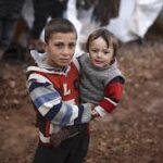 Syrian children At school