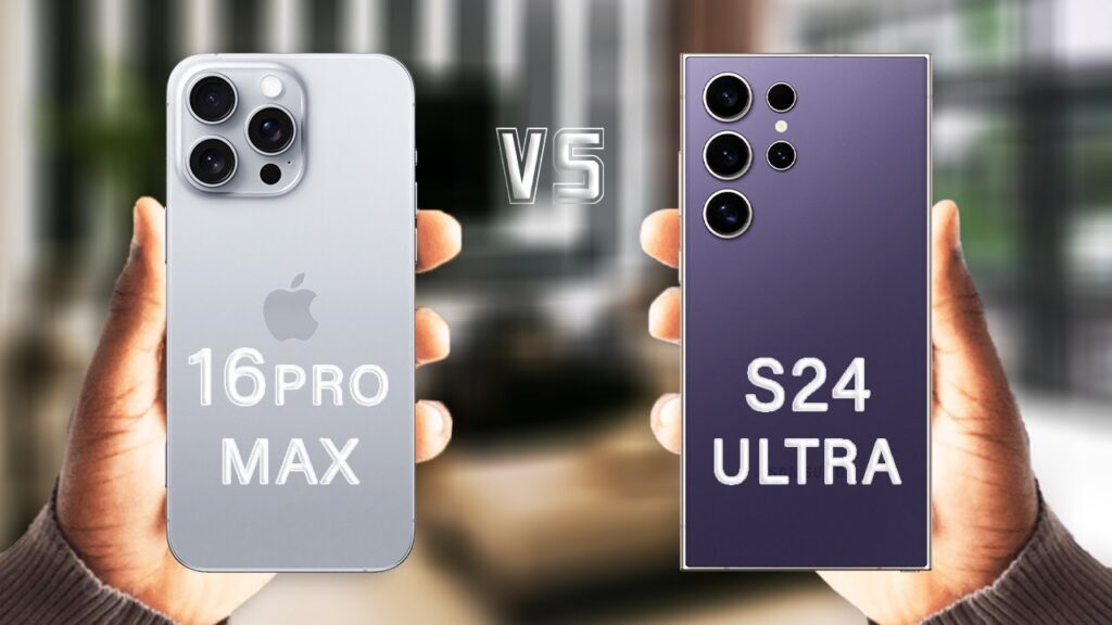 Samsung Galaxy S24 Ultra 5G vs. Apple iPhone 16 Pro Max