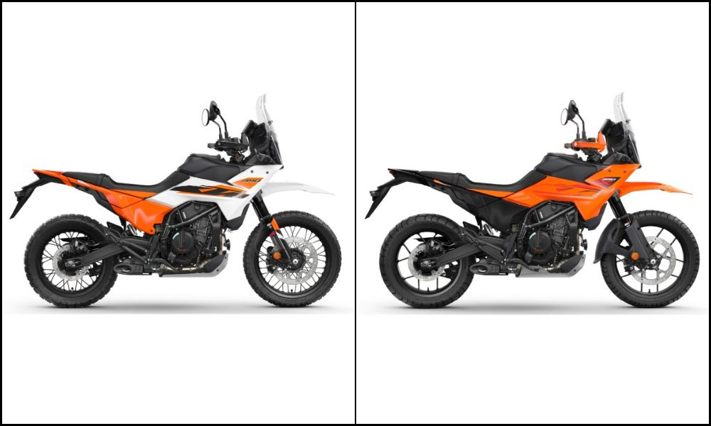 2025 KTM 390 Adventure vs. 390 Adventure X