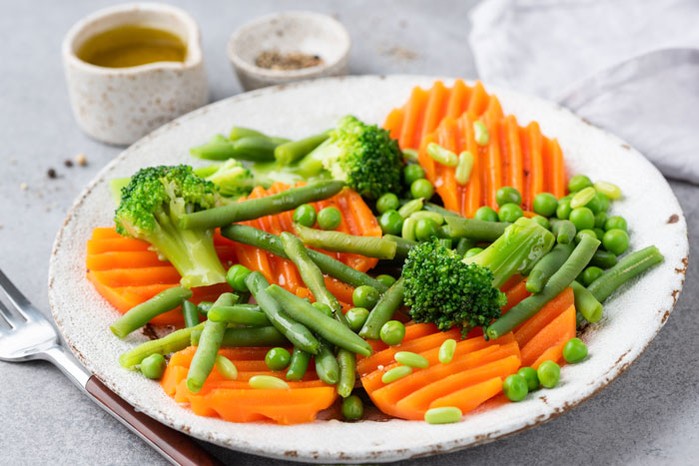 Steamed veggies