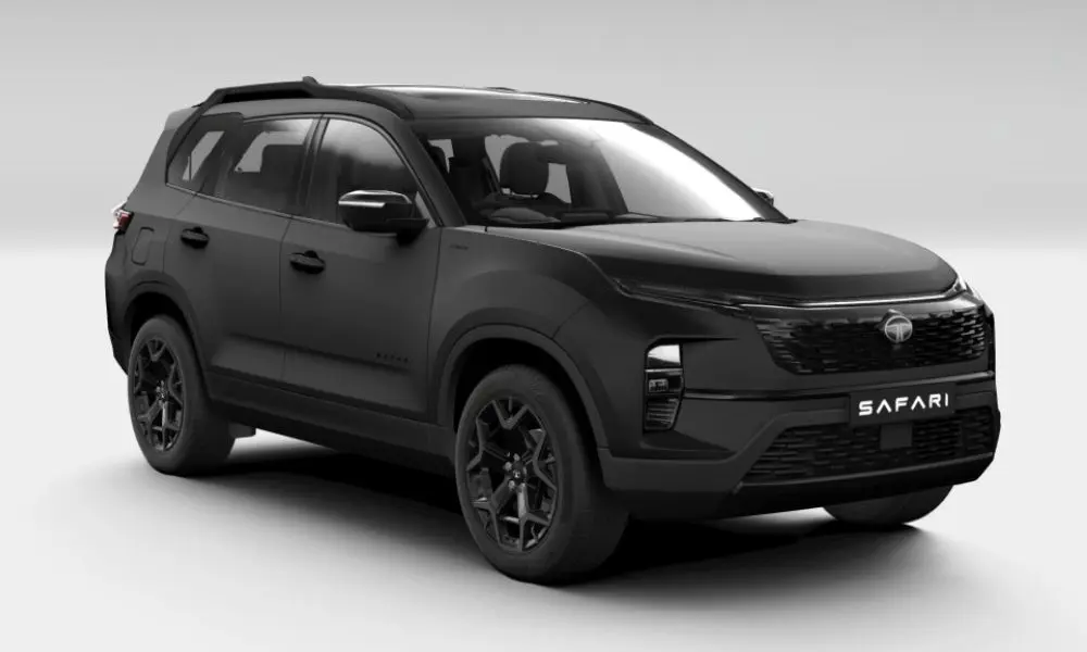 Tata Harrier and Safari Stealth Editions