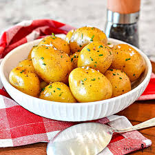 Boiled potatoes