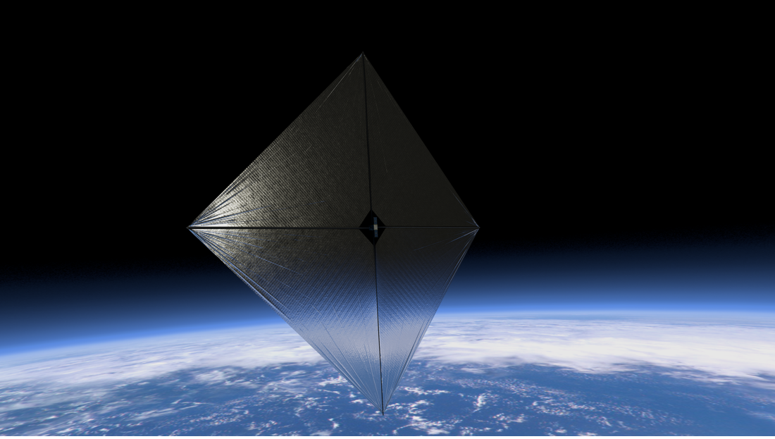 Solar Sail Satellites