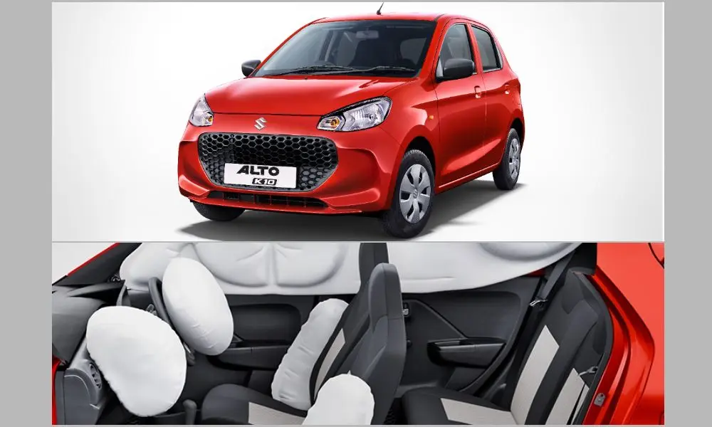 Maruti Alto K10 Receives Six Airbags