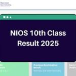 When to Expect the NIOS Class 10 Results
