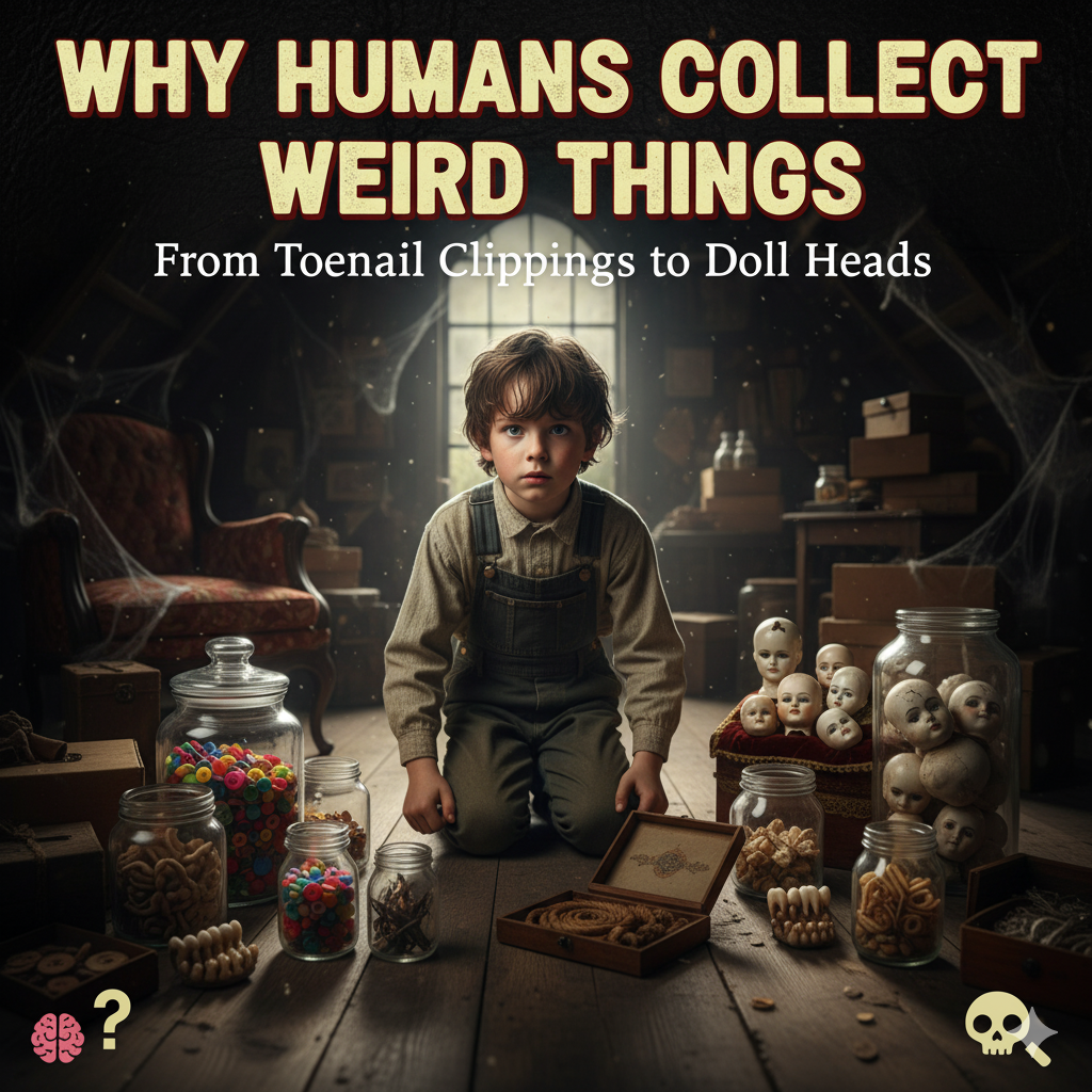 Why Humans Collect Weird Things – From Toenail Clippings to Doll Heads